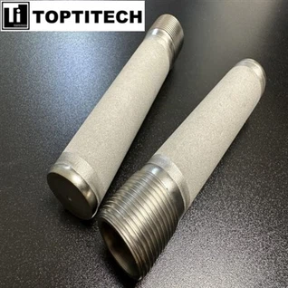 Sintered Porous Chandèl Filtè ak M30 Entèfas